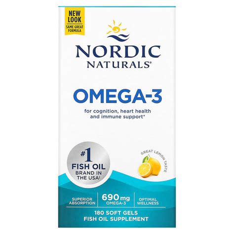 nordic naturals omega 3 lemon 345 mg 180 soft gels
