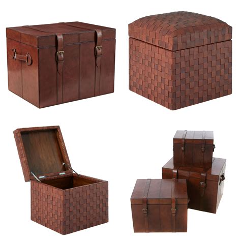 Leather Storage Boxes & Cubes | Boxes & Baskets | STORE