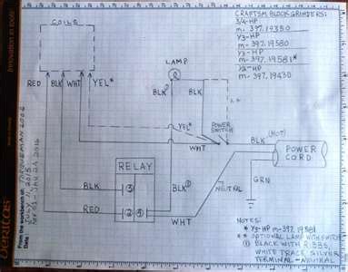 Old Bench Grinder Wiring Diagram Annmarieeira