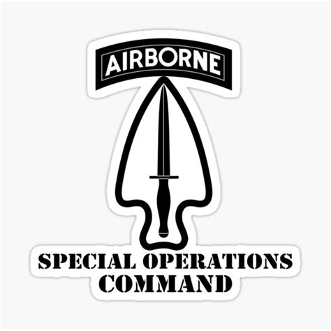Army Special Operations Command Sticker For Sale By Sarahdesignspt