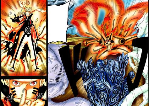 Bijuu Mode Vs 5 Tailed Beasts Naruto 571 Daily Anime Art