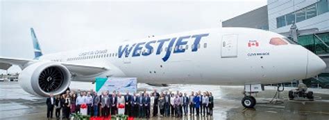 The First 787 9 Dreamliner Arrives For Canadian Airline Westjet