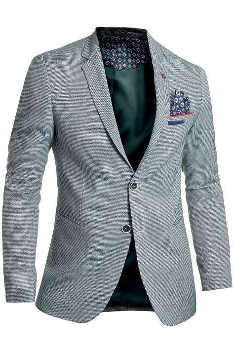 Mens Blazer Jacket Casual Formal Herringbone Pattern 9 Colours Uk Size