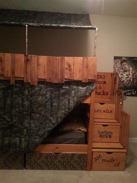 We've plenty of advice on styles, shades and blackout linings here. Bunk beds converted into Hunting / Duck blind! Our boys ...