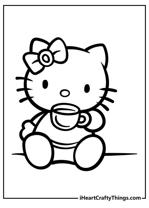 Hello Kitty Coloring Pages 2024 Coloring And Learn Coloring Library