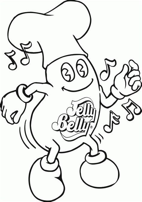 Jelly Belly Coloring Pages Clip Art Library