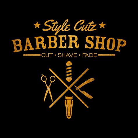 Handsome collection of barber shop logo design templates. Barber Logos