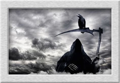 Grim Reaper Modern Pop Elements Wall Hd Canvas Printing Art Giclee Home