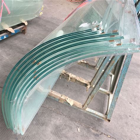 Extra Ultra Clear Laminated Tempered Glass Curved Bent Laminating