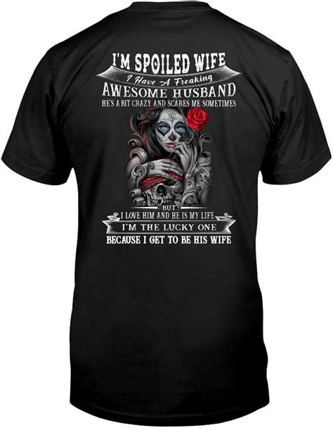 i m a spoiled wife t shirt unisex t shirt youth shirts hoodie long sleeve