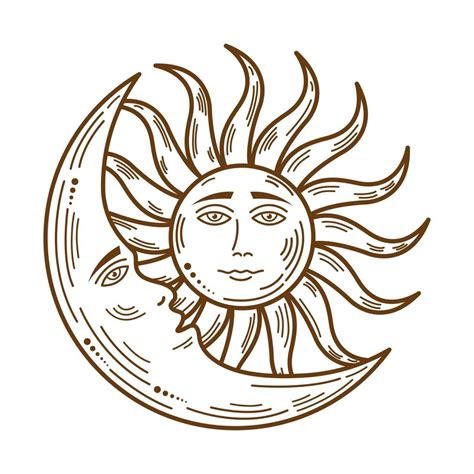 Sun And Moon Drawings