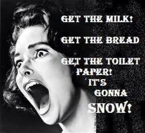 Snow Storm Quotes Funny Snowstorm Panic Humor Funny