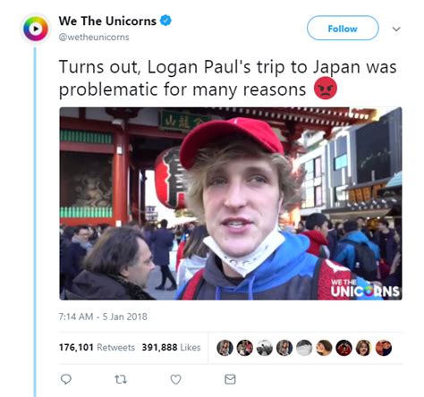 Logan Paul Tweet We The Unicorns Know Your Meme