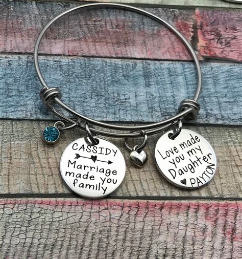 Blended Family, Daughter of Bride Jewelry, Step Daughter Gift, Daughter of groom Gift, Daughter 