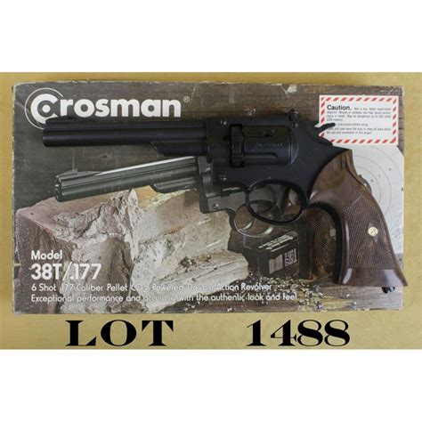 Crosman Model 38t177 Da Pellet Revolver 177 Cal 6