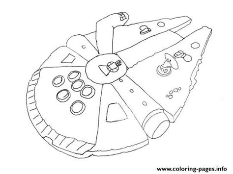 If you and your little ones used our coloring pages or drew a fast flying spacecraft, take a picture and post it using the hashtag #fairytaletowncrafts to show us! Print simple millenium falcon star wars ship coloring ...