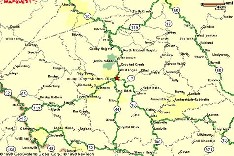 Logan County Wv Map Mingo County Wv Aresraces And Skywarn