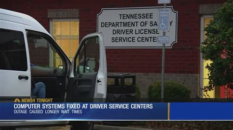 Driver Service Centers To Reopen Tuesday After Computer Outage Youtube