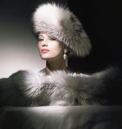 Model Wearing Fox Fur Photograph By Horst P Horst Fur Accessories