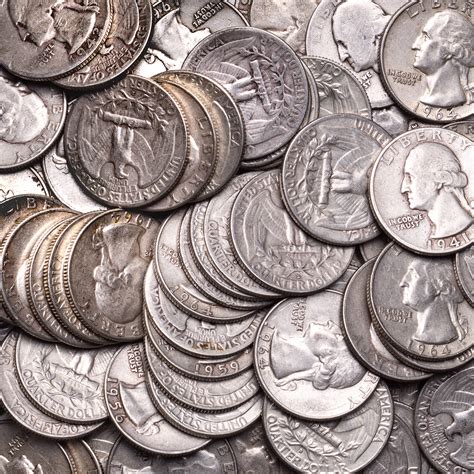 90 Silver Quarters Washington 77 Coin Lot Numismax