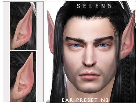 Selengs Ear Preset N2 Elf Ears Sims 4 Sims 4 Cc Skin Sims