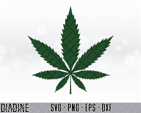 Weed Plant Svg Marijuana Leaf Svg Cannabis Leaf Svg 420 Svg | Etsy