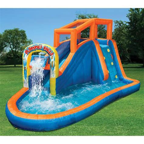 Backyard Water Slide Inflatable Inflatable Water Slide Double Racing