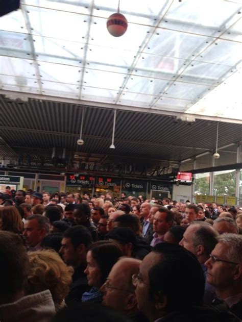 East Croydon Trains Disruption Man Hit By Train At Station Causing