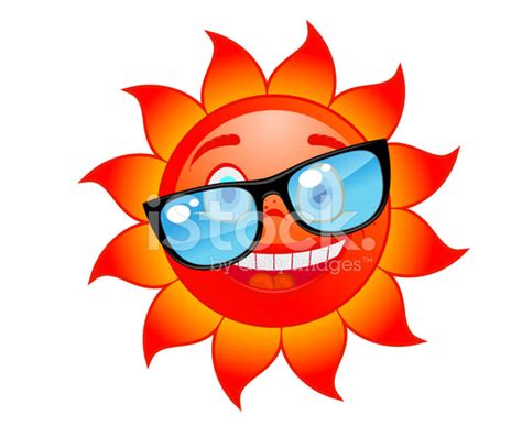 Happy Sun In Sunglasses Stock Photo Royalty Free Freeimages