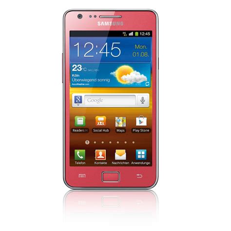 Samsung Galaxy S2 I9100 16 Gb Pink Smartphones Ohne Vertrag