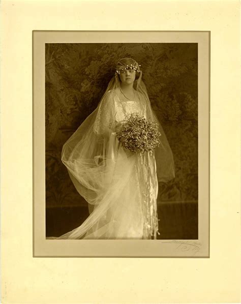 Mary Taylor In Her Wedding Dress April 1920 Cfm 19820060 Flickr