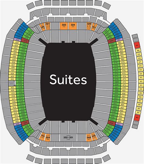Reliant Stadium Seating Chart With Seat Numbers Elcho Table
