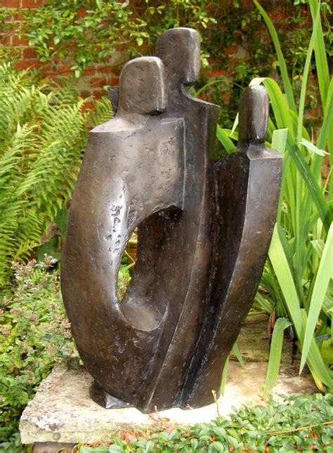 Three Garden Sculpture John Brown Sculptor