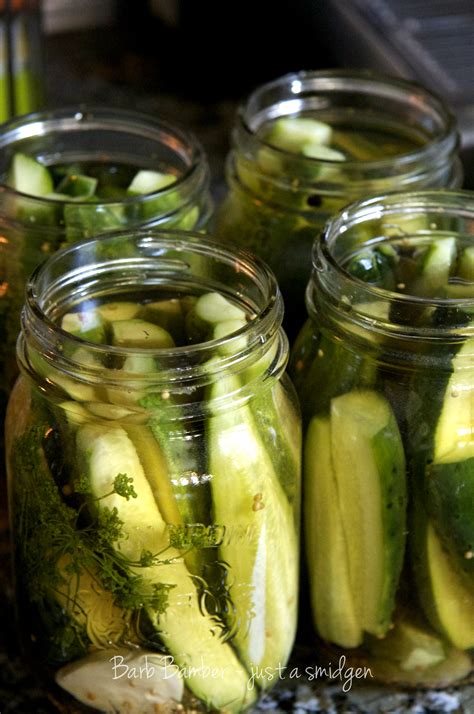 The Art Of Dill Pickles Just A Smidgen