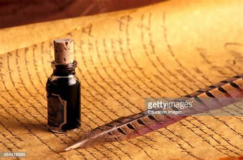 Parchment Quill Pen Photos And Premium High Res Pictures Getty Images