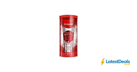 Colgate Max White Ultimate Catalyst Whitening Toothpaste 75ml £10 At Boots
