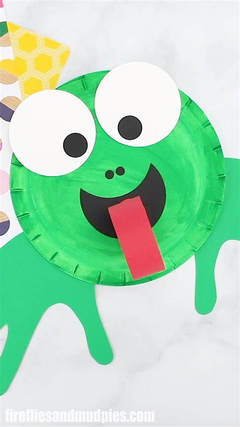 How To Make A Paper Plate Frog Craft Paper Plate Crafts Crafts For