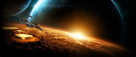 Starcraft Ii Nuclear Space Spaceship Planet Wallpapers