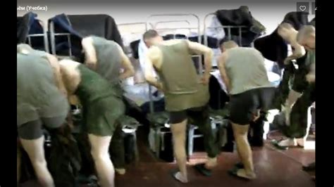 Rise In The Barracks Russian Cadets Soldiers In Underwear Youtube