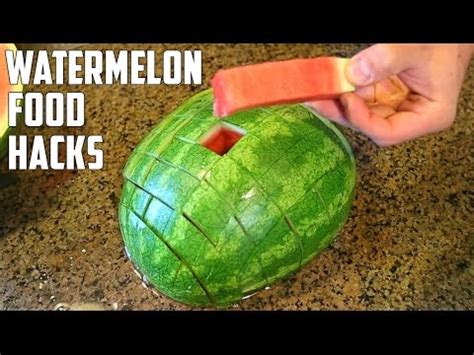 5 AWESOME Watermelon Food Life Hacks You Should Try! - YouTube