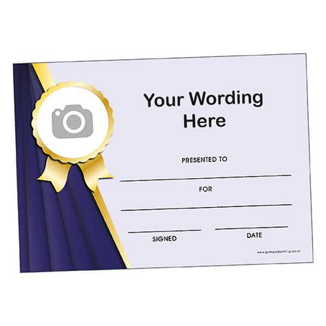 Upload Your Own Certificate Side Circle Image A5