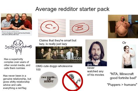 Average Redditor Starter Pack Rstarterpacks Starter Packs Know