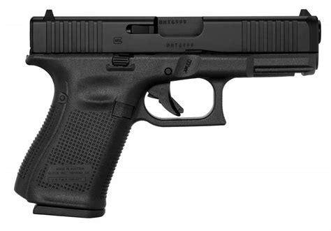 Glock G19 Gen5 With Gns 9mm Luger 402 151 Black Interchangeable