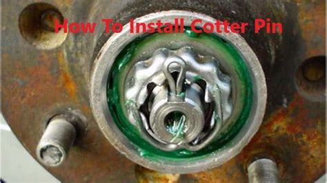 How To Install And Remove Cotter Pin Types Of Cotter Pin Rx Mechanic