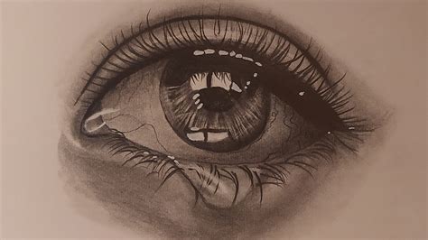 How To Draw A Realistic Crying Eye Step By Step