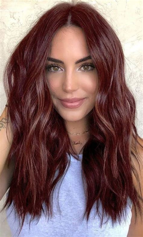 red hair for fall 2022 ginger hair color wine hair red hair inspo