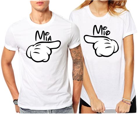 Camisetas Para Parejas Mio Mia Custom Printing