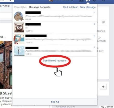 Facebook Is Hiding Messages In A Filtered Inbox Huffpost Life