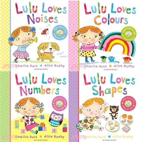 Lulu Loves Numbers Lulu Loves Colours Noises Shapes 4書單本賣場 Yahoo奇摩拍賣