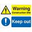 Protective Wear Supplies Site Safety Sign  Warning Construction
